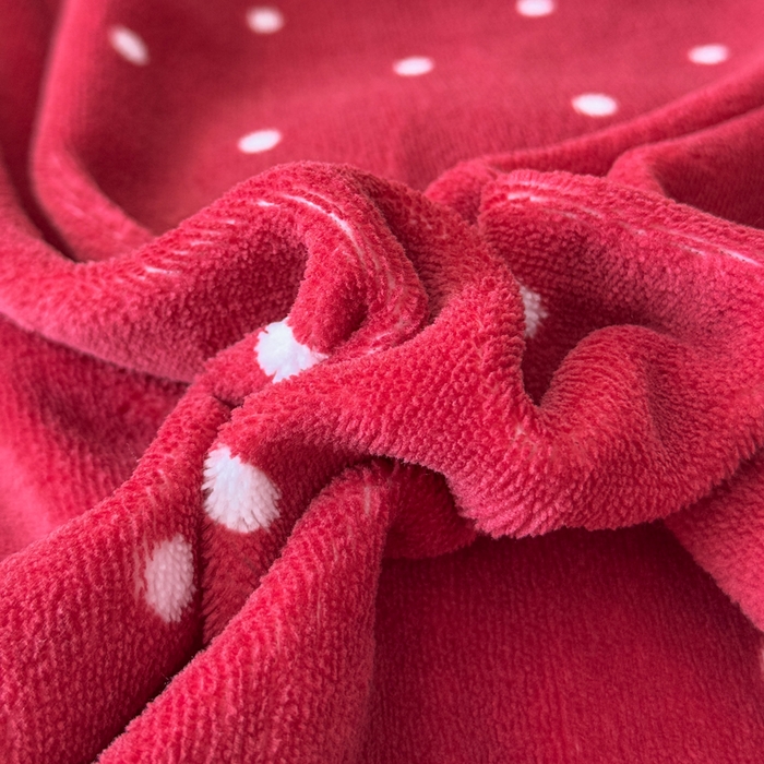 91家纺网 家纺一手货源 找家纺 仟岸家纺 2025新款牛奶绒印花四件套 小点点