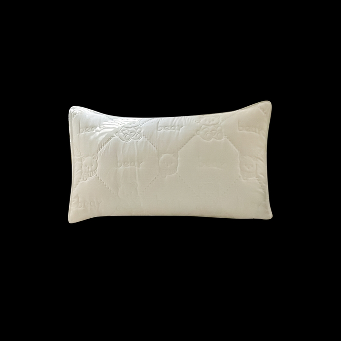 91家纺网 家纺一手货源 找家纺 LIFE.丽芙 2025新款磨毛超声波夹棉机包边枕套 小熊夹棉枕套-象牙白