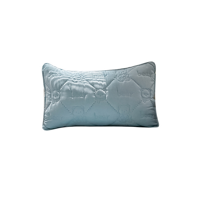 91家纺网 家纺一手货源 找家纺 LIFE.丽芙 2025新款磨毛超声波夹棉机包边枕套 小熊夹棉枕套-海青