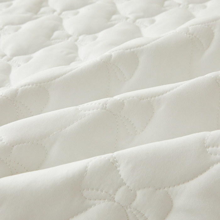 91家纺网 家纺一手货源 找家纺 LIFE.丽芙 2025新款水洗原棉夹棉包边枕套 蝴蝶结枕套-象牙白