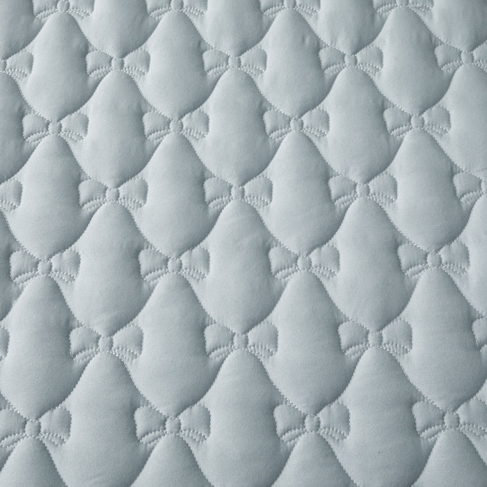 91家纺网 家纺一手货源 找家纺 LIFE.丽芙 2025新款水洗原棉夹棉包边枕套 蝴蝶结枕套-海青