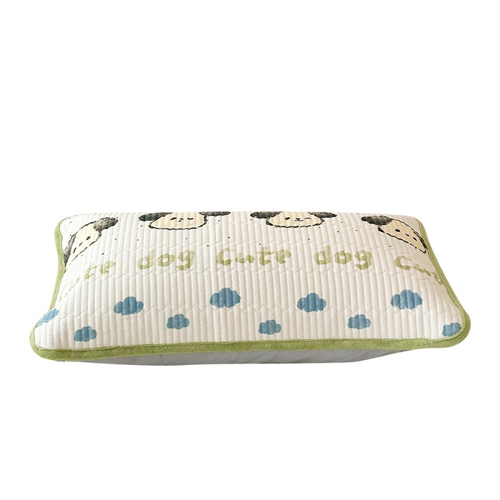 91家纺网 家纺一手货源 找家纺 LIFE.丽芙 2025新款A类全棉夹棉包边枕套 调皮狗狗