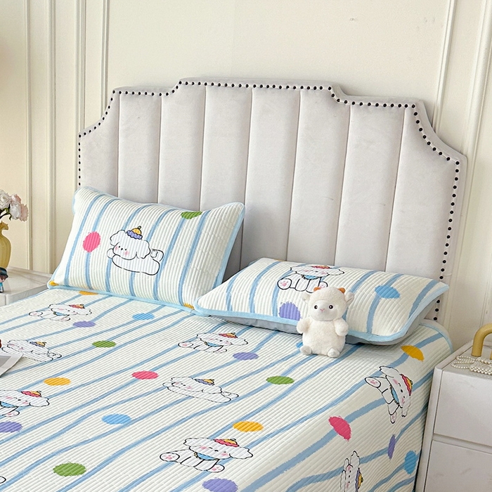 91家纺网 家纺一手货源 找家纺 LIFE.丽芙 2025新款A类全棉夹棉包边枕套 乖狗狗