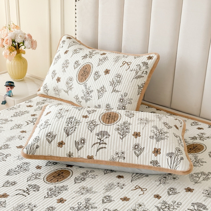 LIFE.丽芙 2025新款A类全棉夹棉包边枕套 芭提雅