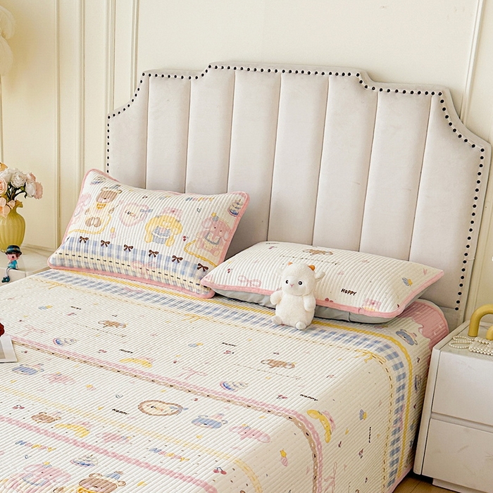 91家纺网 家纺一手货源 找家纺 LIFE.丽芙 2025新款A类全棉夹棉包边枕套 乐园