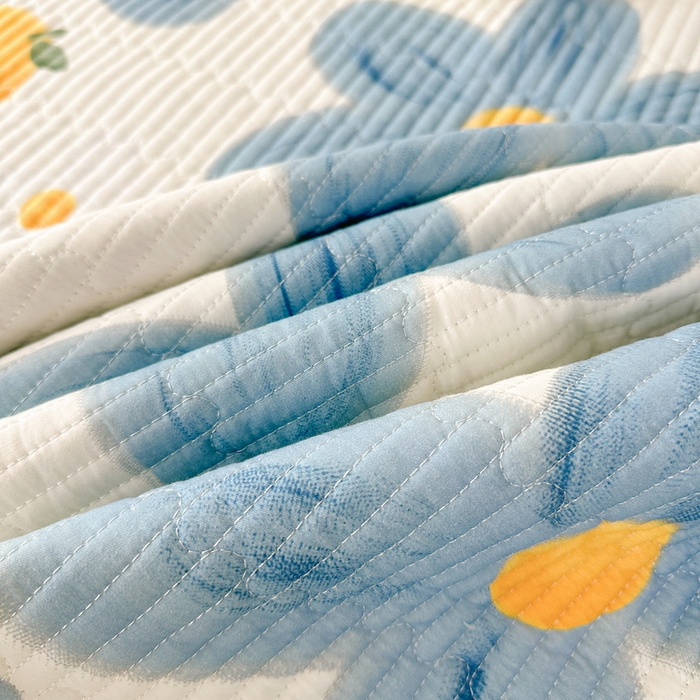 91家纺网 家纺一手货源 找家纺 LIFE.丽芙 2025新款A类全棉夹棉包边枕套 向阳花