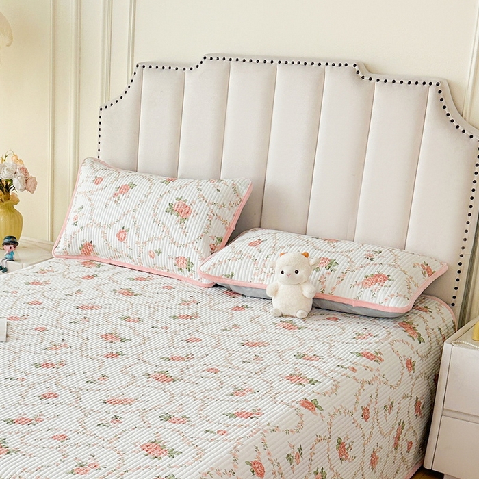 91家纺网 家纺一手货源 找家纺 LIFE.丽芙 2025新款A类全棉夹棉包边枕套 花锦