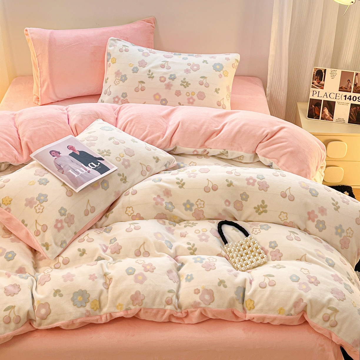 91家纺网 家纺一手货源 找家纺 （总）如一 2025年3D立体雕花牛奶绒四件套