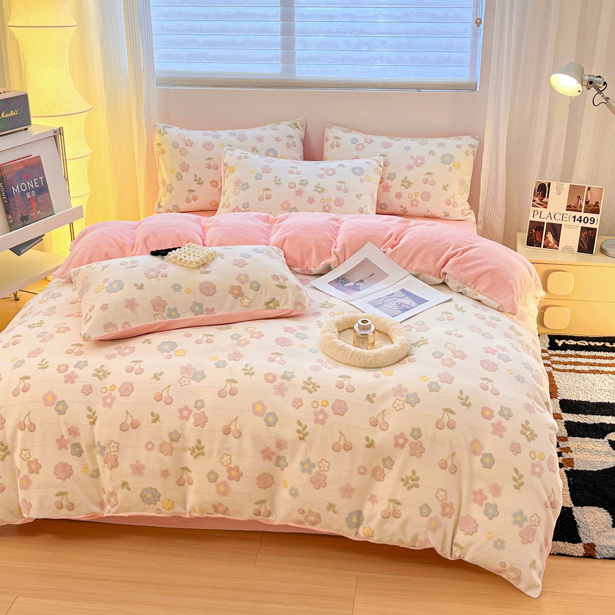 91家纺网 家纺一手货源 找家纺 （总）如一 2025年3D立体雕花牛奶绒四件套