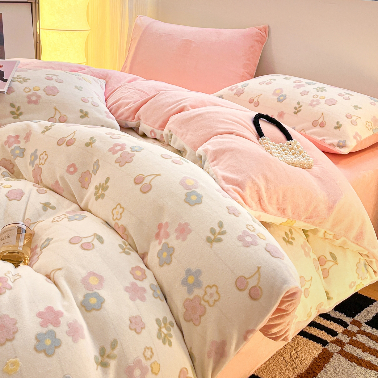 91家纺网 家纺一手货源 找家纺 （总）如一 2025新款3D雕花牛奶绒单被套被套单件单品被套