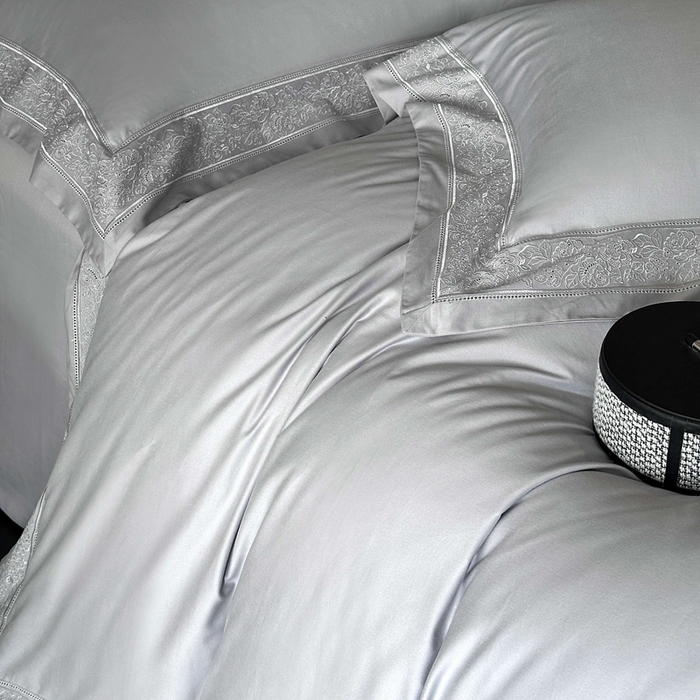 91家纺网 家纺一手货源 找家纺 （总）时亿家居 2025新款镂空花边长绒棉纯棉磨毛四件套-海瑟薇