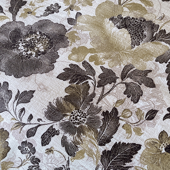 91家纺网 家纺一手货源 找家纺 宝士康家纺 2025秋冬新品高克重A类原麻暗合四件套复古加厚双层纱仿亚麻套件 墨蕊