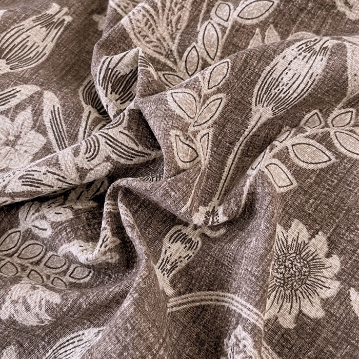 91家纺网 家纺一手货源 找家纺 宝士康家纺 2025秋冬新品高克重A类原麻暗合四件套复古加厚双层纱仿亚麻套件 青骊