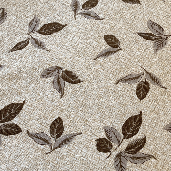 91家纺网 家纺一手货源 找家纺 宝士康家纺 2025秋冬新品高克重A类原麻暗合四件套复古加厚双层纱仿亚麻套件 素棕