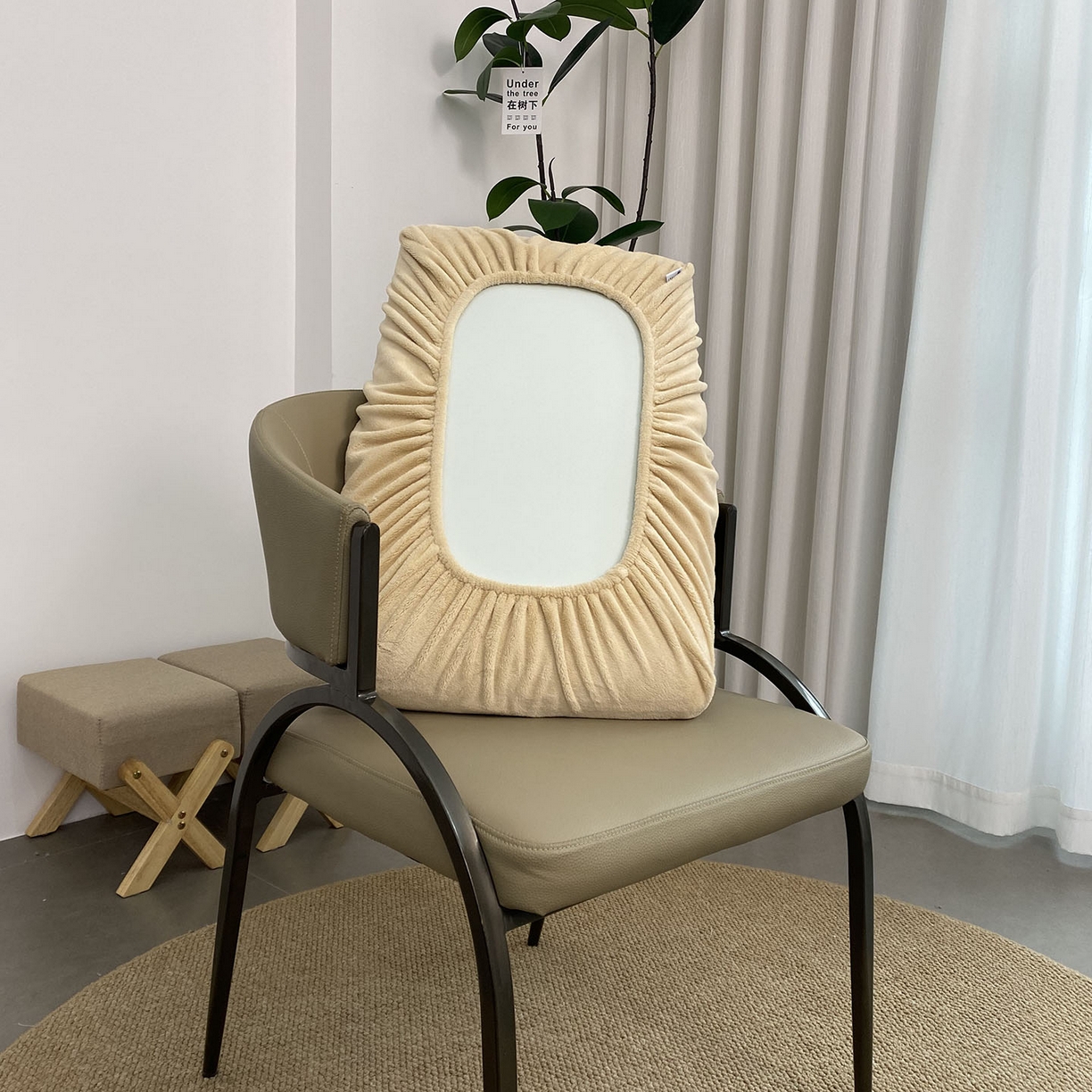 91家纺网 家纺一手货源 找家纺 佳笠家居 2025新款正宗250g全消光牛奶绒懒人枕套旅行枕套 咖色