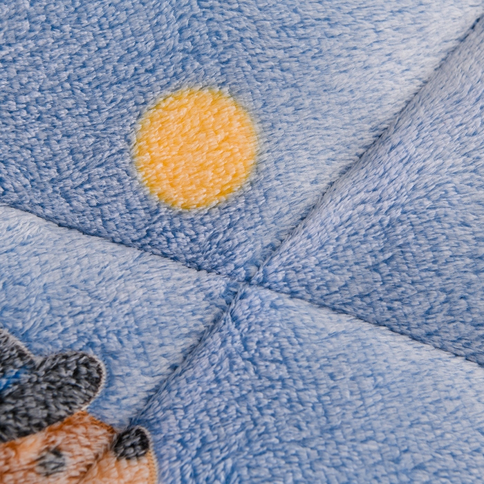 91家纺网 家纺一手货源 找家纺 春雨家居 2025新款AB版雪花绒羊羔绒冬被被子被芯 七彩萌仔