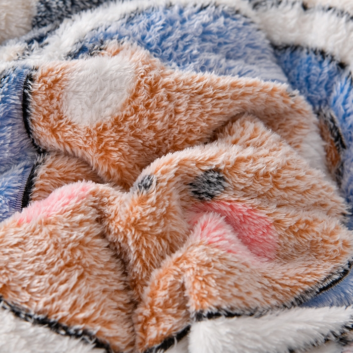 91家纺网 家纺一手货源 找家纺 春雨家居 2025新款AB版雪花绒羊羔绒冬被被子被芯 宇航员