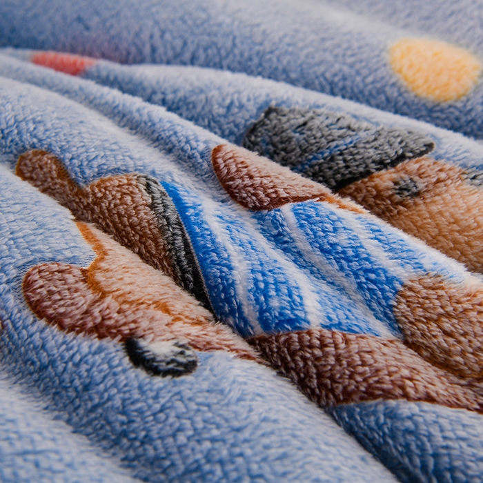 91家纺网 家纺一手货源 找家纺 春雨家居 2025新款AB版雪花绒羊羔绒冬被被子被芯 七彩萌仔