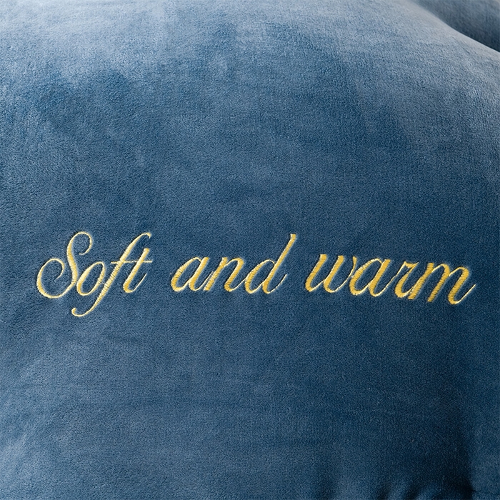 91家纺网 家纺一手货源 找家纺 春雨家居 2025新款双面牛奶绒刺绣冬被被子被芯 宾利蓝