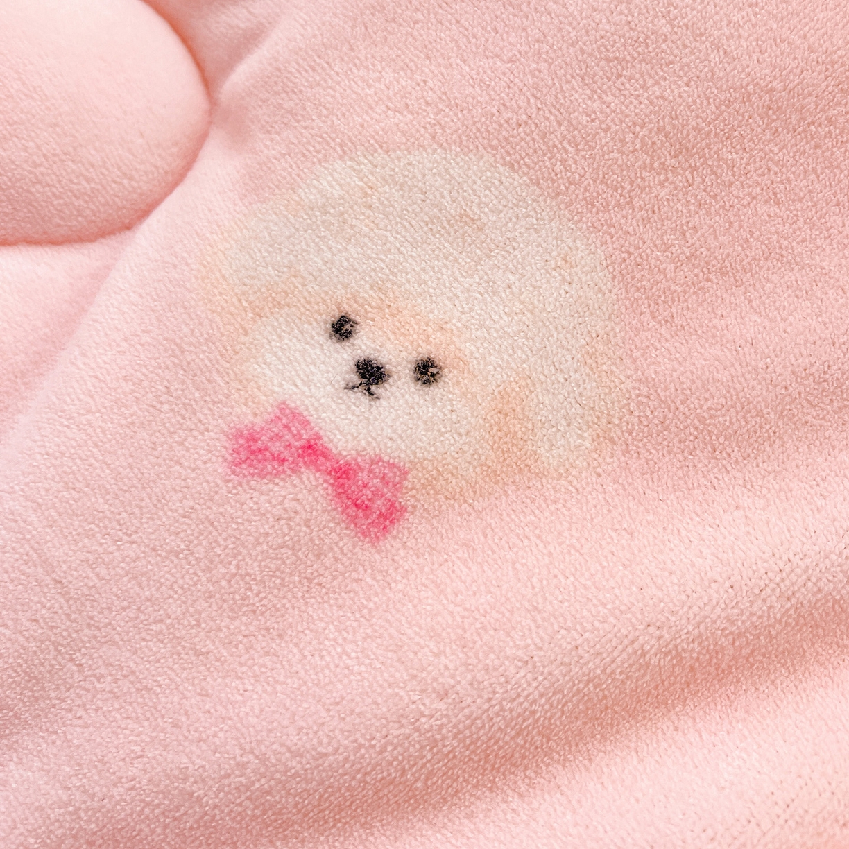 91家纺网 家纺一手货源 找家纺 Mata蔓塔家 2025新款高克重印花牛奶绒软绵绵豆豆被春秋冬被被子被芯 绒绒小狗-粉（提供买家秀）