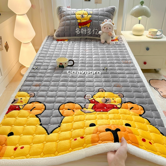 91家纺网 家纺一手货源 找家纺 （总）优品惠 2025新款冬季牛奶绒床垫床褥垫子床护垫加绒床盖学生宿舍上下铺