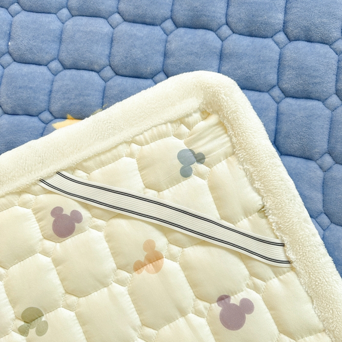 91家纺网 家纺一手货源 找家纺 优品惠 2025新款冬季牛奶绒床垫床褥垫子床护垫加绒床盖学生宿舍上下铺 月亮萌宝