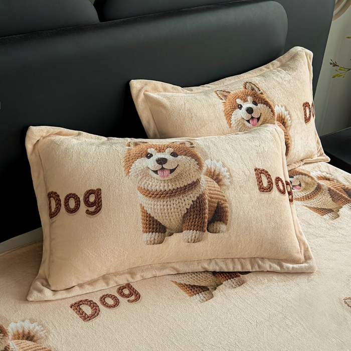 91家纺网 家纺一手货源 找家纺 （总）宝薇 2025新款8斤宝宝绒数码5D牛奶绒四件套