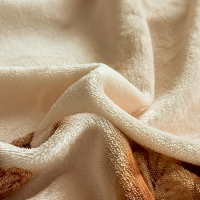 91家纺网 家纺一手货源 找家纺 宝薇 2025新款8斤宝宝绒数码5D牛奶绒四件套 幸运兔咖