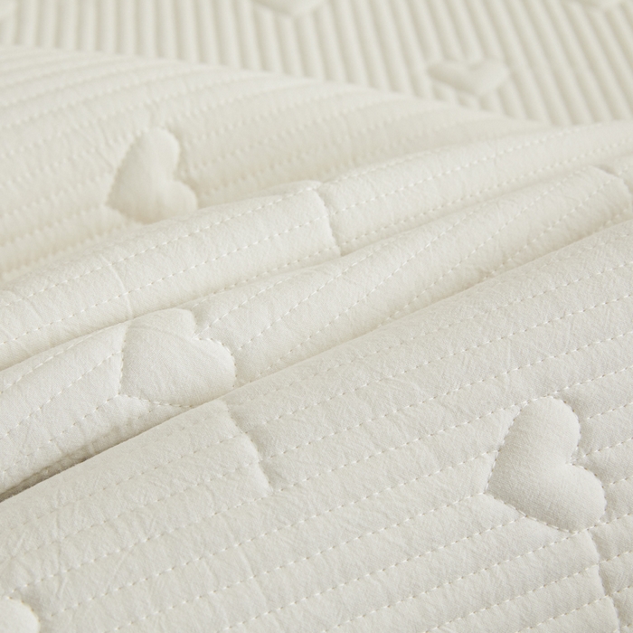 91家纺网 家纺一手货源 找家纺 芬晴家纺 2025新款A类全棉水洗棉床盖-心欢系列-遇见系列 心欢-白