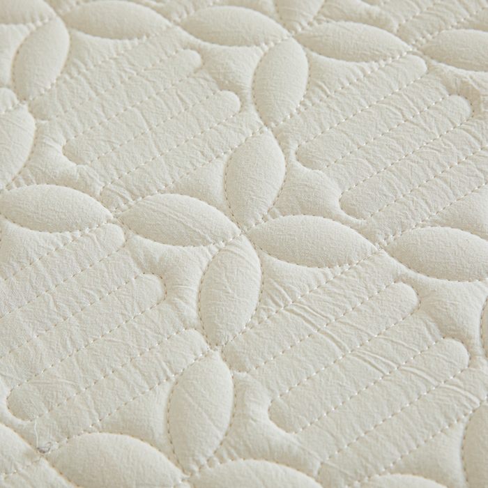 91家纺网 家纺一手货源 找家纺 芬晴家纺 2025新款A类全棉水洗棉床盖-心欢系列-遇见系列 依恋-白