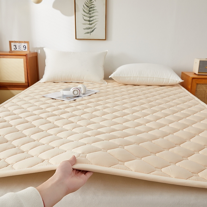 91家纺网 家纺一手货源 找家纺 （总）卓越家纺 2025新款A类全棉夹棉床护垫