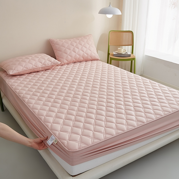 91家纺网 家纺一手货源 找家纺 （总）卓越家纺 2025新款全棉轻奢款床笠