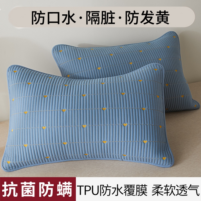 91家纺网 家纺一手货源 找家纺 （总）芬晴家纺 2025新款防水枕套-繁星-爱心-简爱-空间