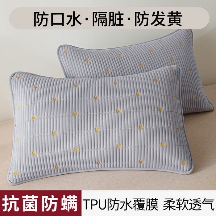 91家纺网 家纺一手货源 找家纺 （总）芬晴家纺 2025新款防水枕套-繁星-爱心-简爱-空间