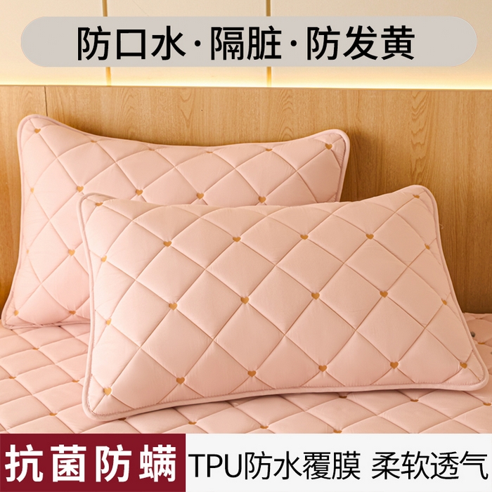 91家纺网 家纺一手货源 找家纺 （总）芬晴家纺 2025新款防水枕套-繁星-爱心-简爱-空间