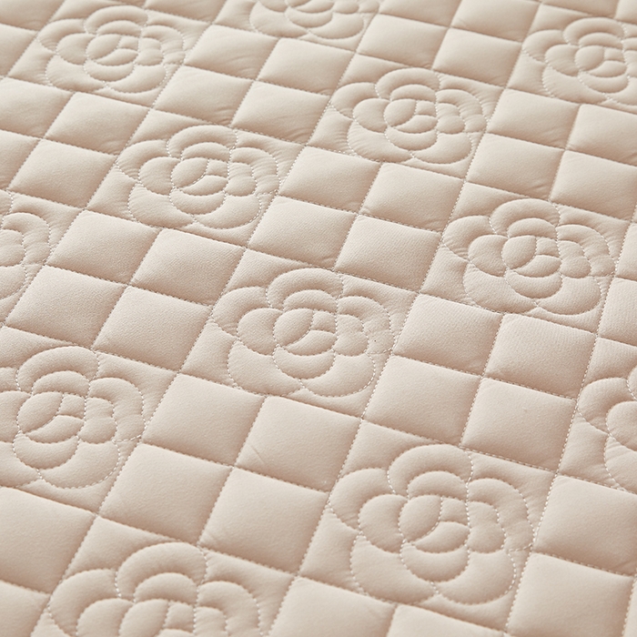 91家纺网 家纺一手货源 找家纺 （总）卓越家纺 2025新款山茶花款防水夹棉床笠