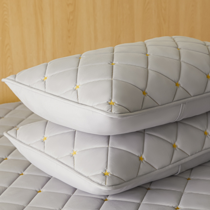 91家纺网 家纺一手货源 找家纺 芬晴家纺 2025新款防水枕套-繁星-爱心-简爱-空间 空间-星灰