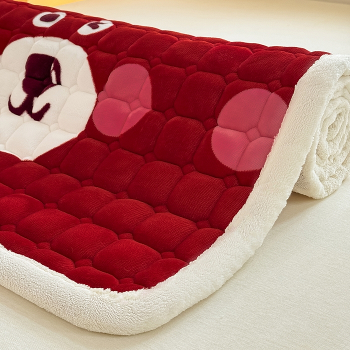 91家纺网 家纺一手货源 找家纺 （总）优品惠 2025新款冬季牛奶绒床垫床褥垫子床护垫加绒床盖学生宿舍上下铺