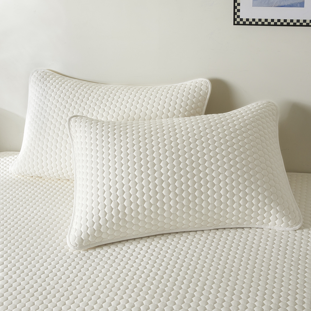 91家纺网 家纺一手货源 找家纺 （总）芬晴家纺 2025新款A类好睡眠全棉夹棉系列床笠