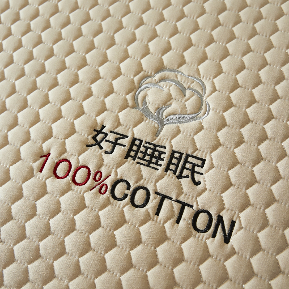 91家纺网 家纺一手货源 找家纺 芬晴家纺 2025新款A类好睡眠全棉夹棉系列床笠 好睡眠-浅卡