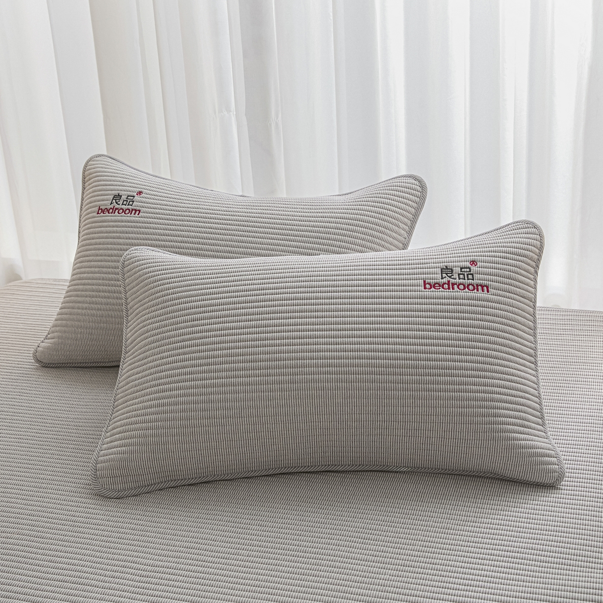 91家纺网 家纺一手货源 找家纺 （总）芬晴家纺 2025新款全棉密条夹棉床笠良品系列