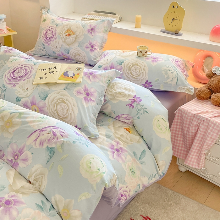 91家纺网 家纺一手货源 找家纺 （总）帛美家纺 2026新款13370纯棉100%全棉印花四件套