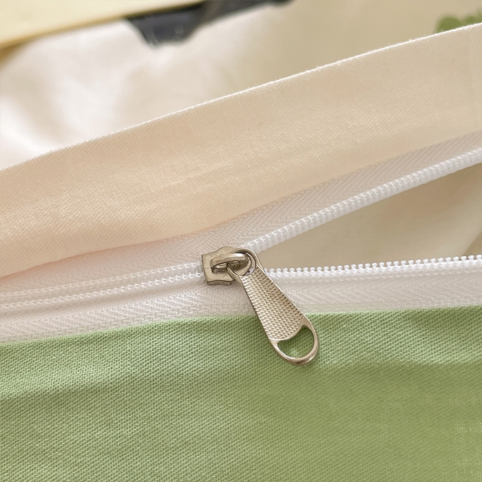 91家纺网 家纺一手货源 找家纺 帛美家纺 2025新款纯棉全棉印花四件套 米兜熊猫