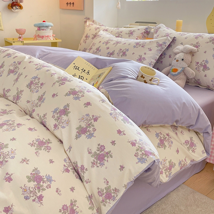 91家纺网 家纺一手货源 找家纺 （总）帛美家纺 2026新款13370纯棉100%全棉印花四件套