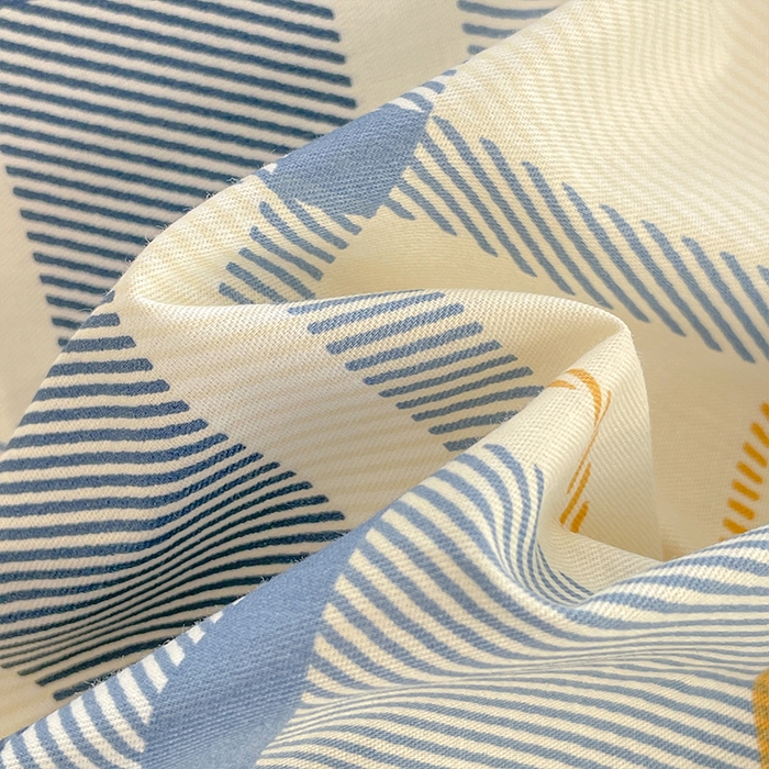 91家纺网 家纺一手货源 找家纺 帛美家纺 2025新款纯棉全棉印花四件套 香格里拉