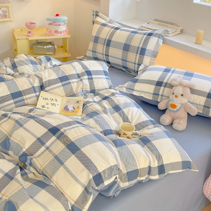 91家纺网 家纺一手货源 找家纺 帛美家纺 2025新款纯棉全棉印花四件套 香格里拉