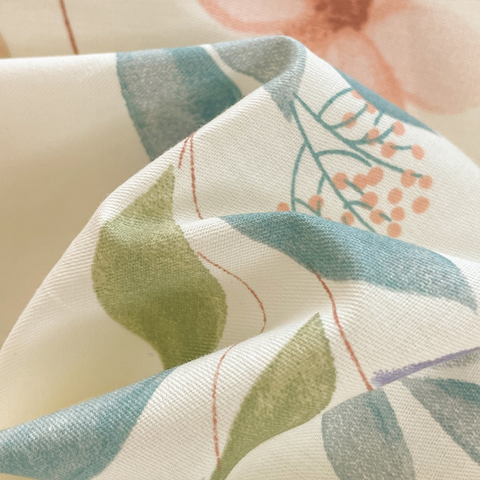 91家纺网 家纺一手货源 找家纺 帛美家纺 2025新款纯棉全棉印花四件套 轻纱漫舞