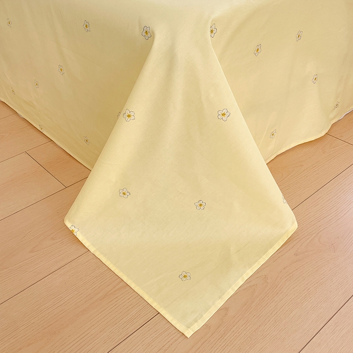 91家纺网 家纺一手货源 找家纺 帛美家纺 2025新款纯棉全棉印花四件套 清香四溢