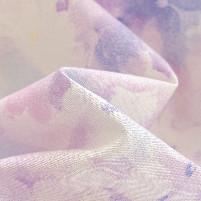 91家纺网 家纺一手货源 找家纺 帛美家纺 2025新款纯棉全棉印花四件套 花影朦胧