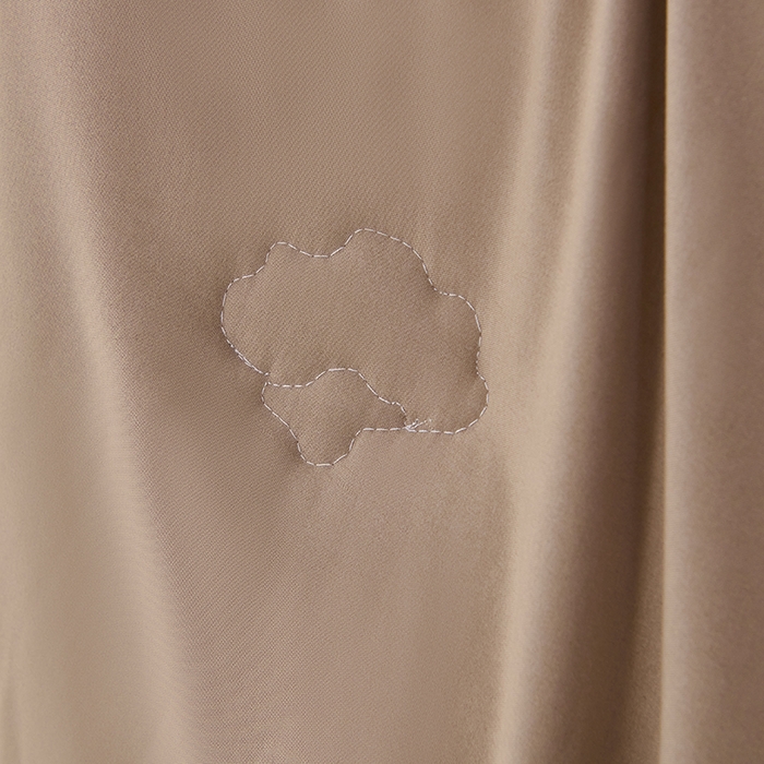 91家纺网 家纺一手货源 找家纺 爱诗诺家纺 2025新款无印风棋盘格立体新疆棉花被被子被芯 棋盘格-米驼